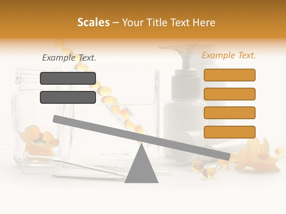 Medical Capsules Container PowerPoint Template