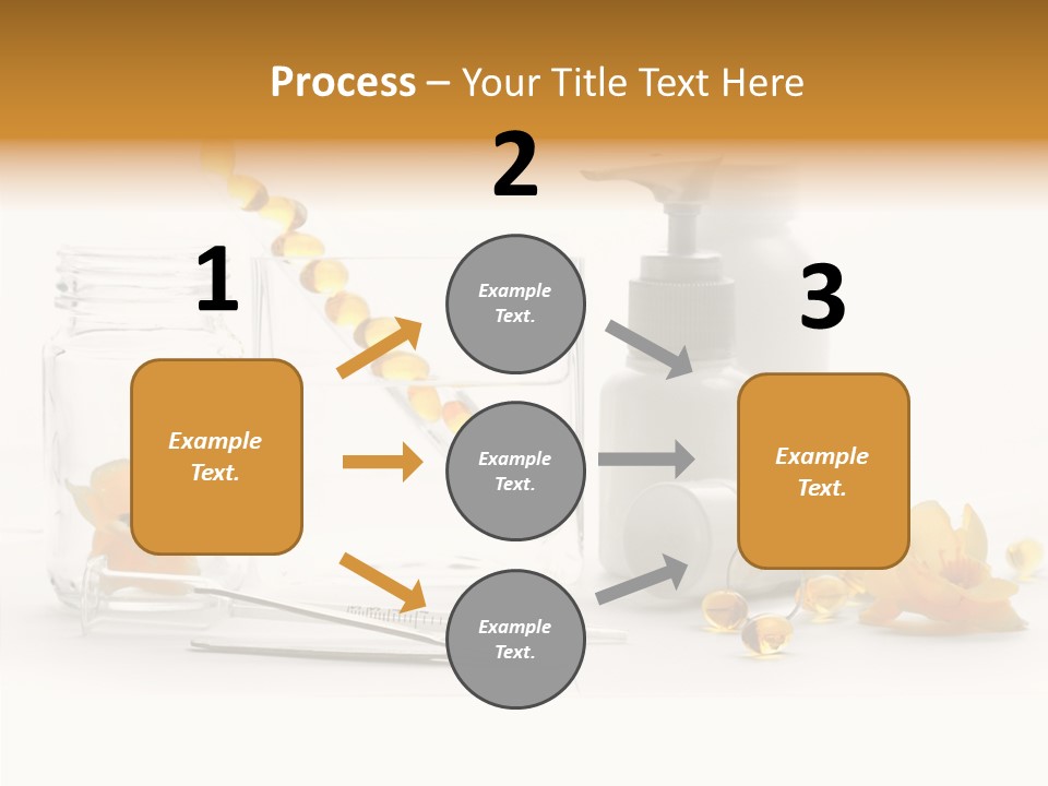 Medical Capsules Container PowerPoint Template