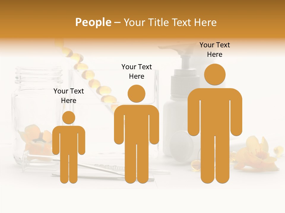 Medical Capsules Container PowerPoint Template