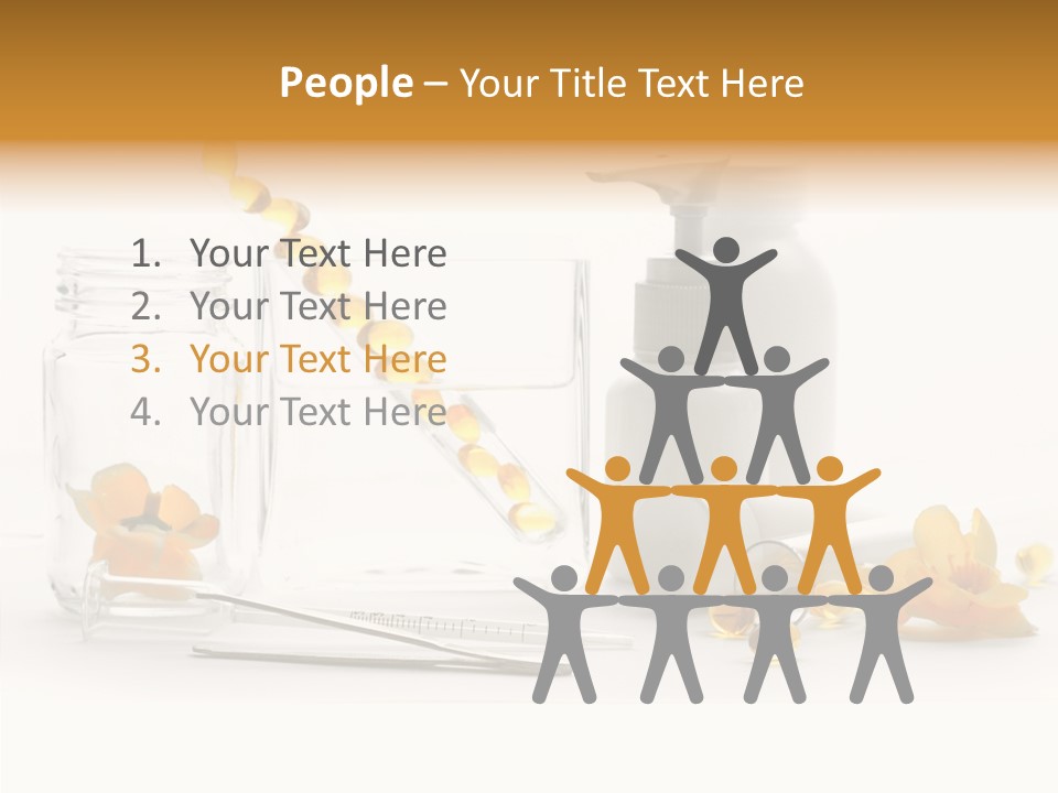 Medical Capsules Container PowerPoint Template