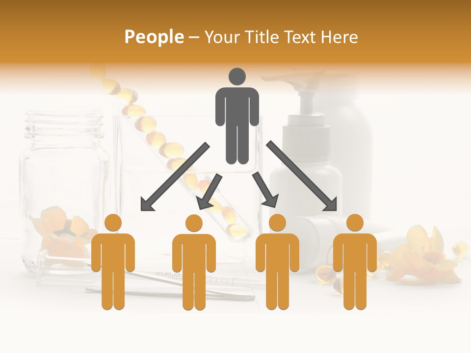 Medical Capsules Container PowerPoint Template