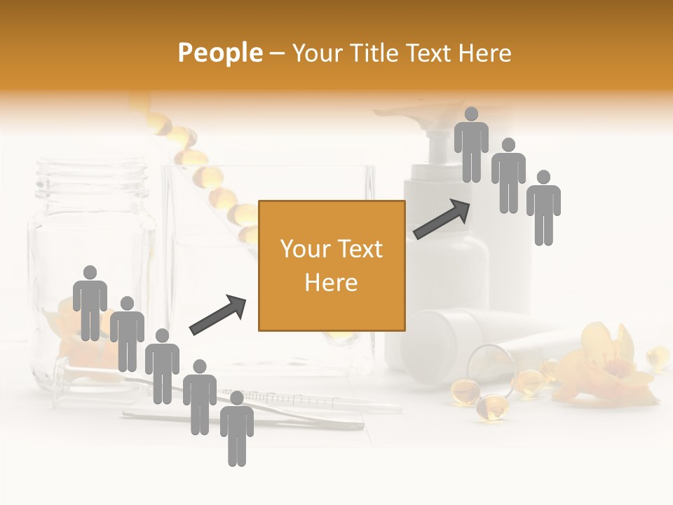 Medical Capsules Container PowerPoint Template