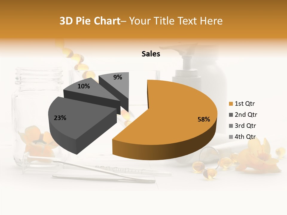 Medical Capsules Container PowerPoint Template