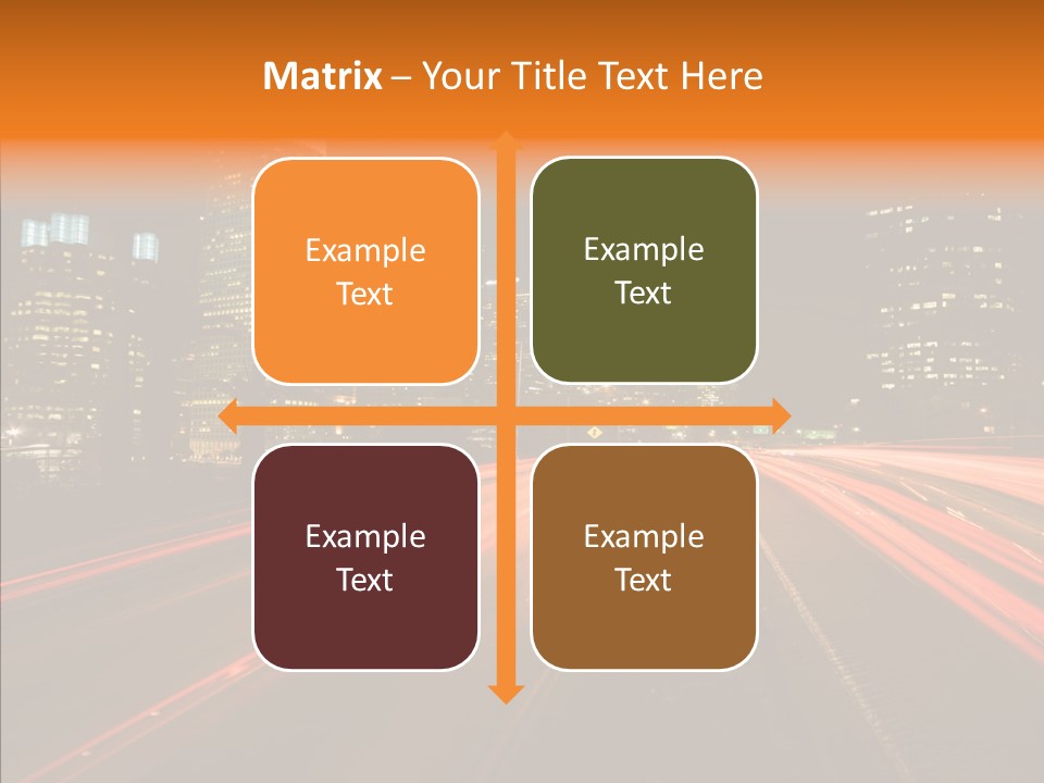 Service Building City PowerPoint Template