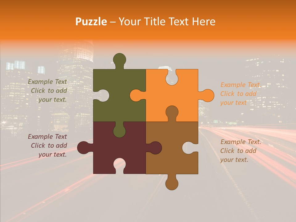 Service Building City PowerPoint Template