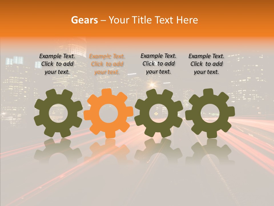 Service Building City PowerPoint Template