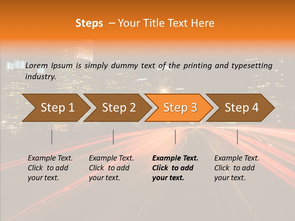 Service Building City PowerPoint Template