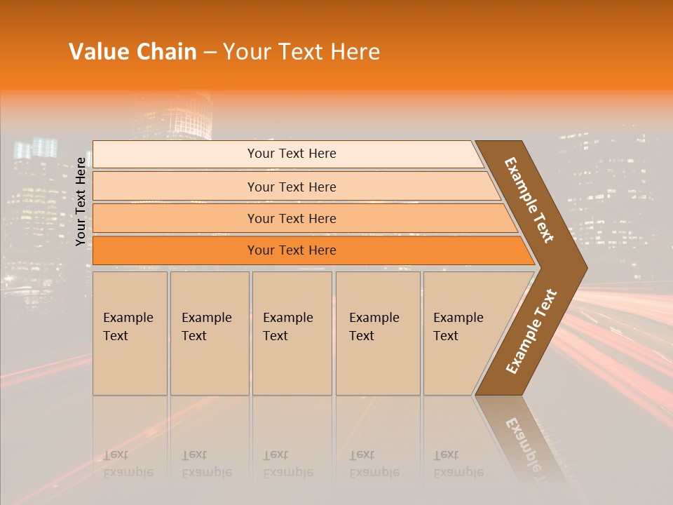 Service Building City PowerPoint Template