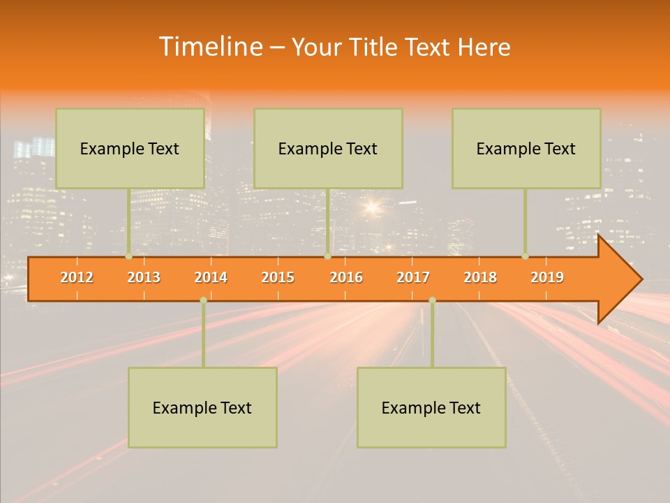 Service Building City PowerPoint Template