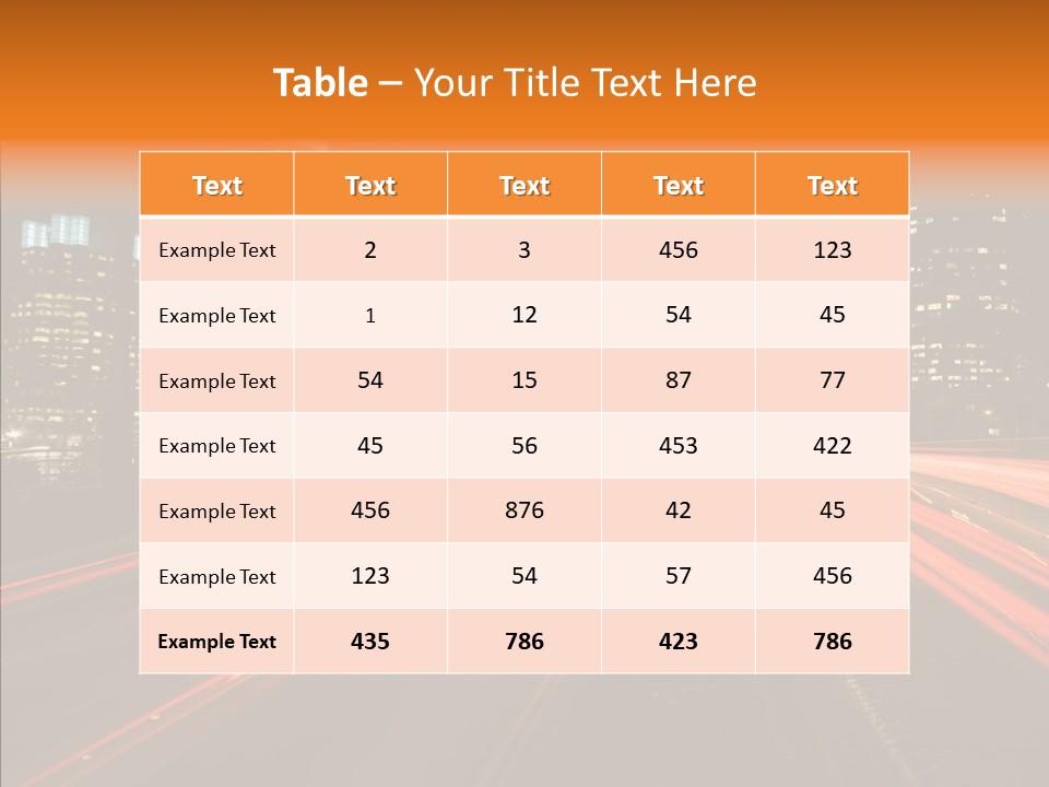 Service Building City PowerPoint Template