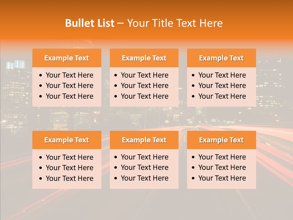 Service Building City PowerPoint Template