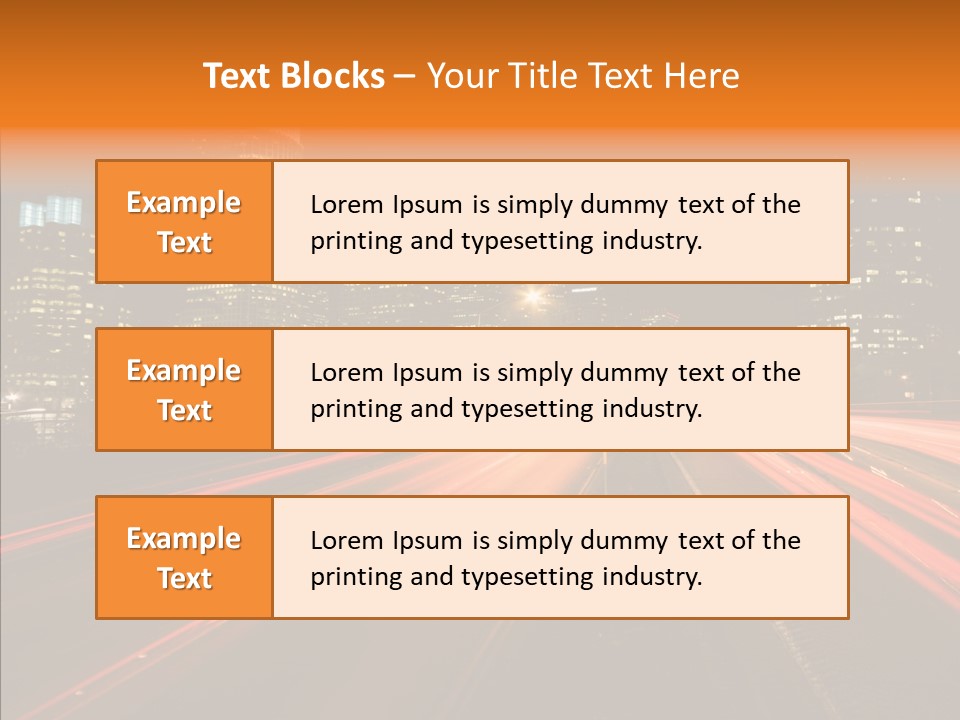 Service Building City PowerPoint Template