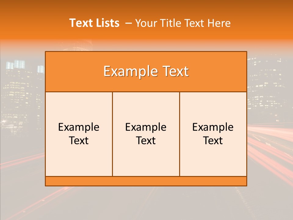 Service Building City PowerPoint Template