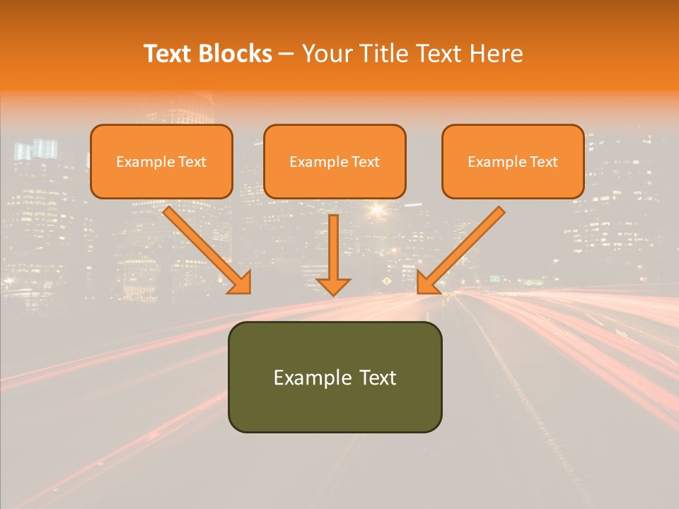 Service Building City PowerPoint Template