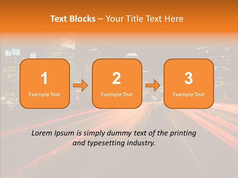 Service Building City PowerPoint Template