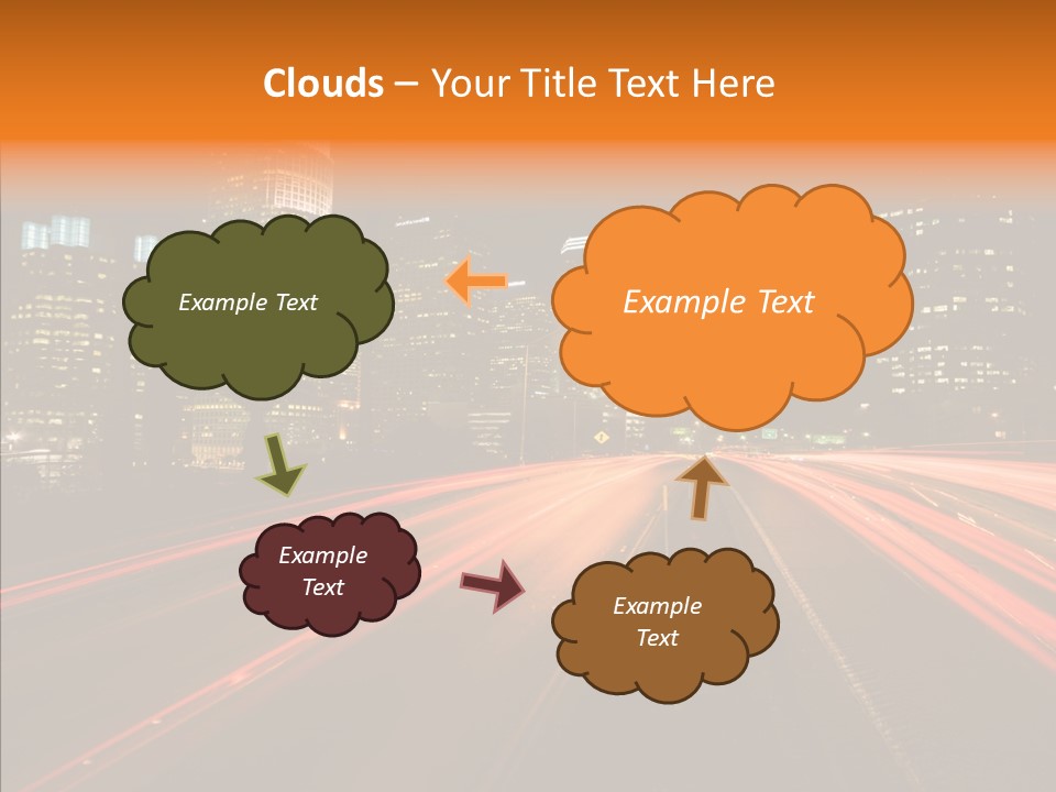 Service Building City PowerPoint Template