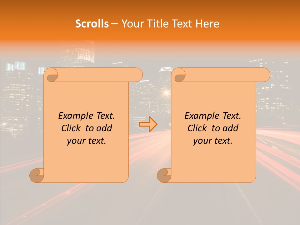 Service Building City PowerPoint Template