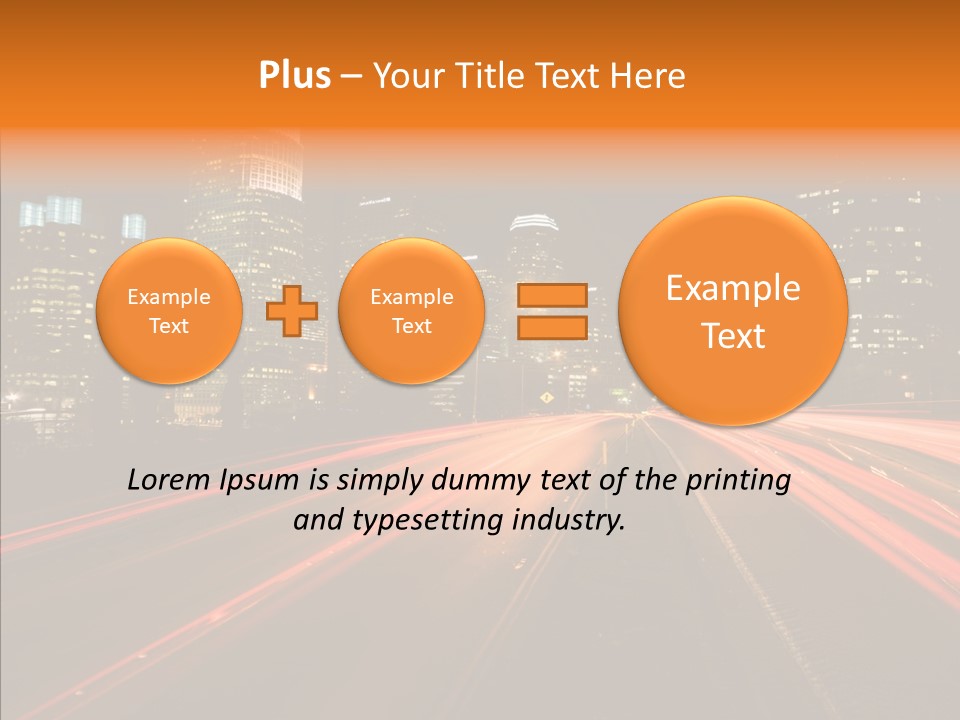 Service Building City PowerPoint Template