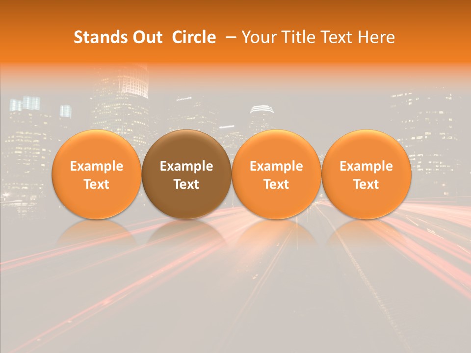 Service Building City PowerPoint Template