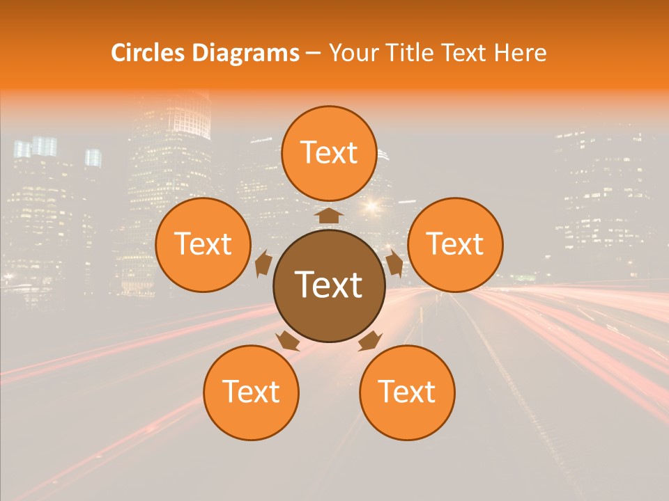 Service Building City PowerPoint Template