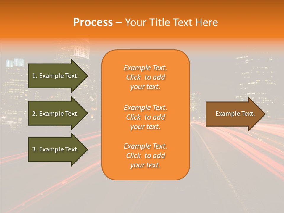 Service Building City PowerPoint Template