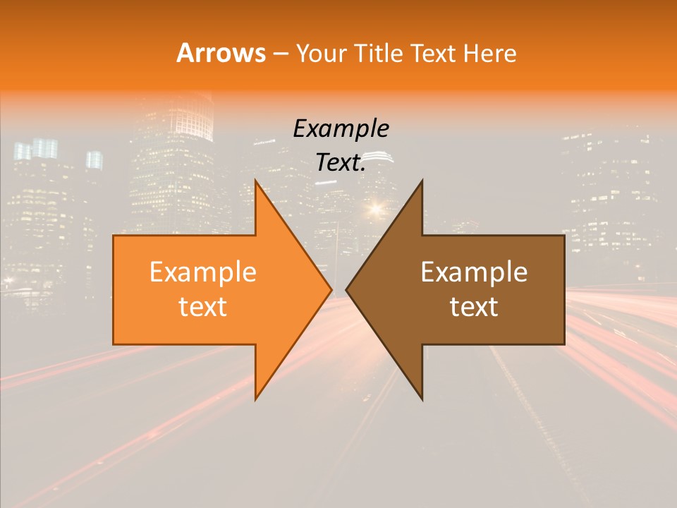 Service Building City PowerPoint Template