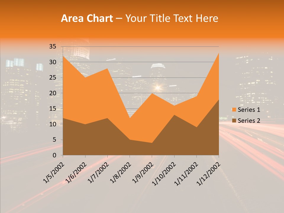 Service Building City PowerPoint Template