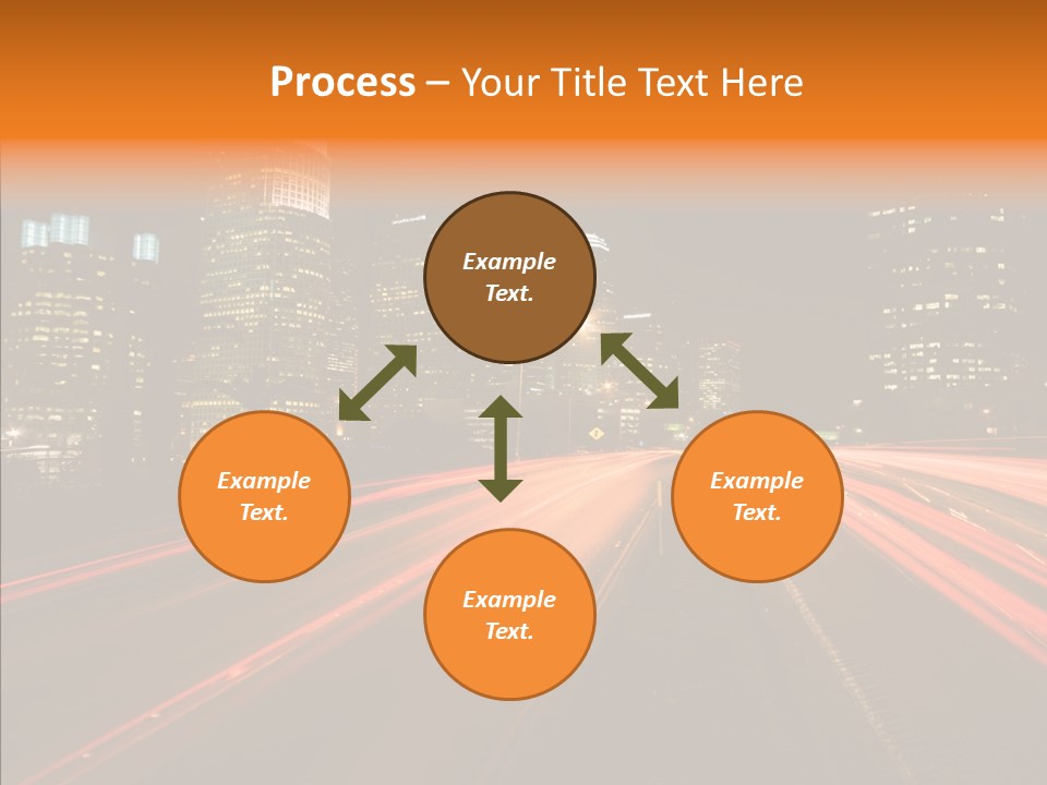 Service Building City PowerPoint Template