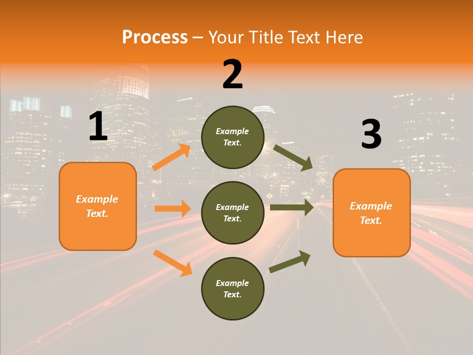 Service Building City PowerPoint Template