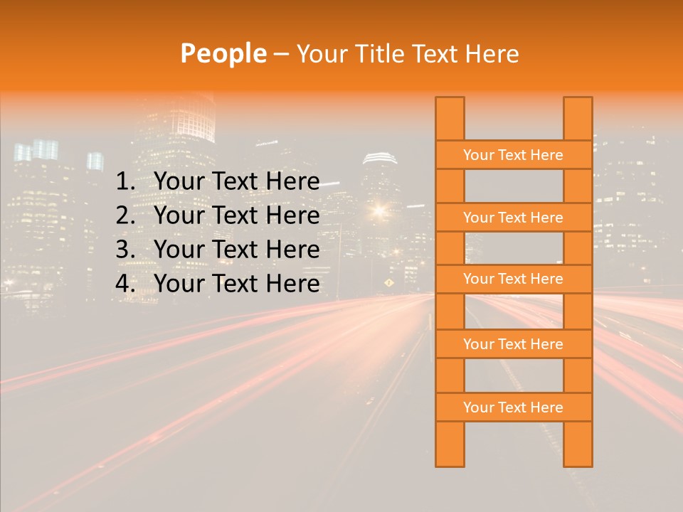 Service Building City PowerPoint Template
