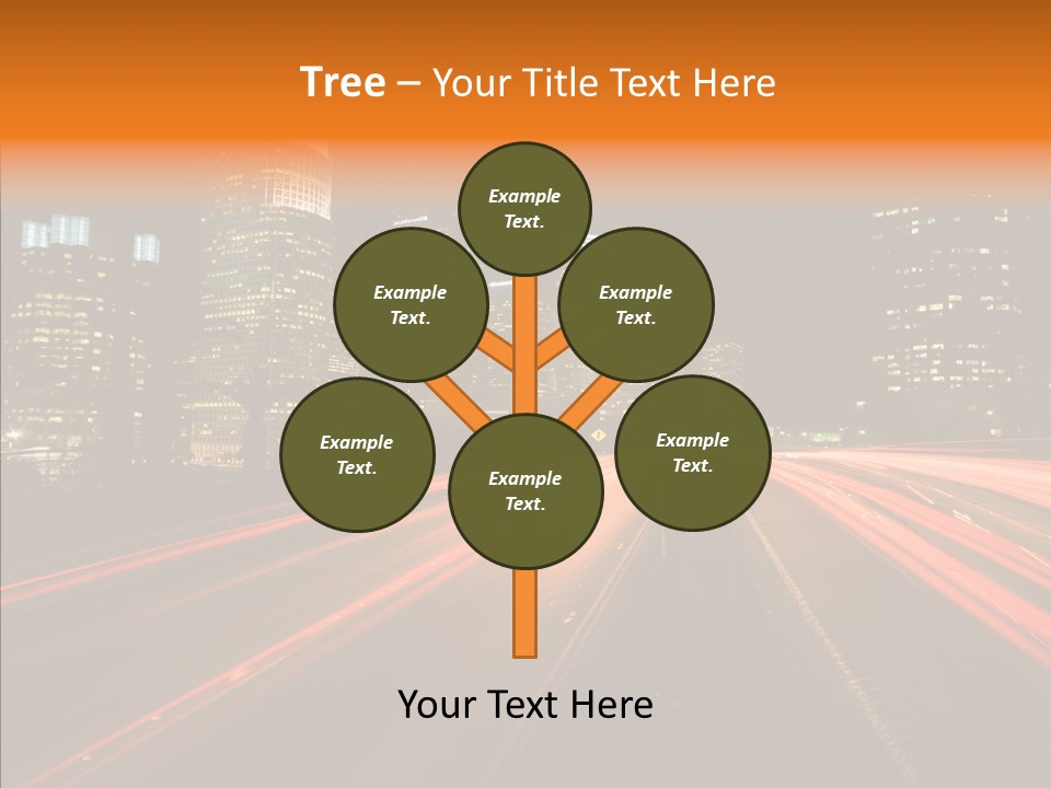 Service Building City PowerPoint Template