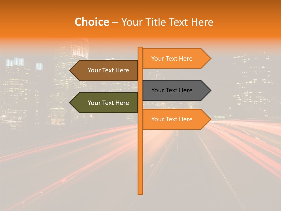 Service Building City PowerPoint Template