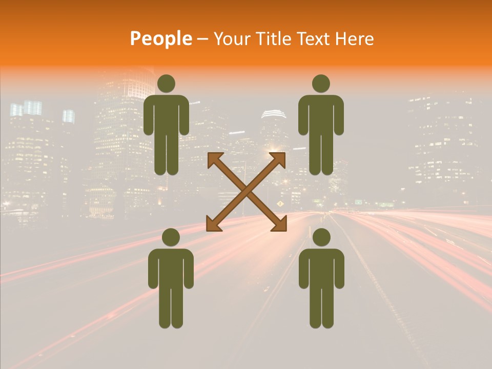 Service Building City PowerPoint Template