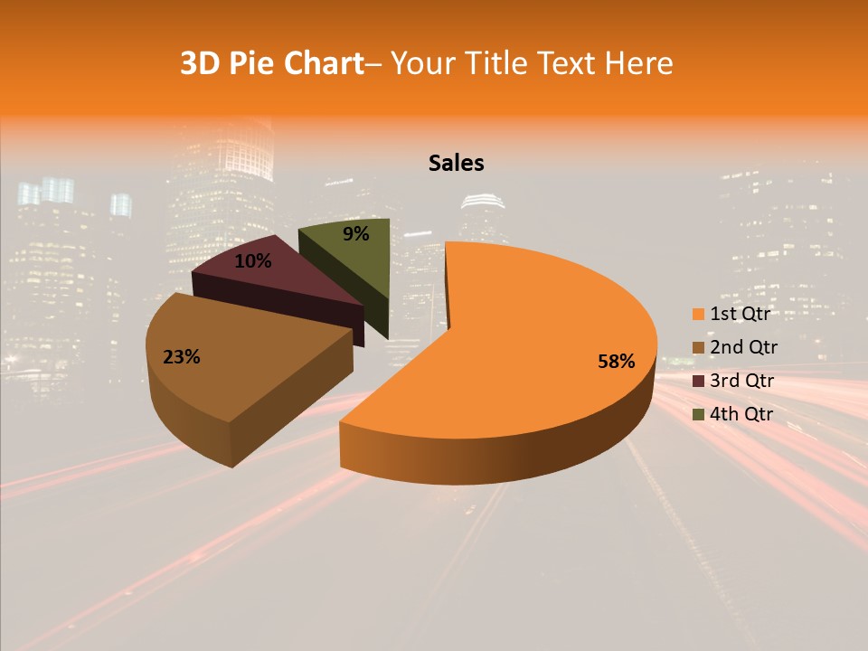 Service Building City PowerPoint Template