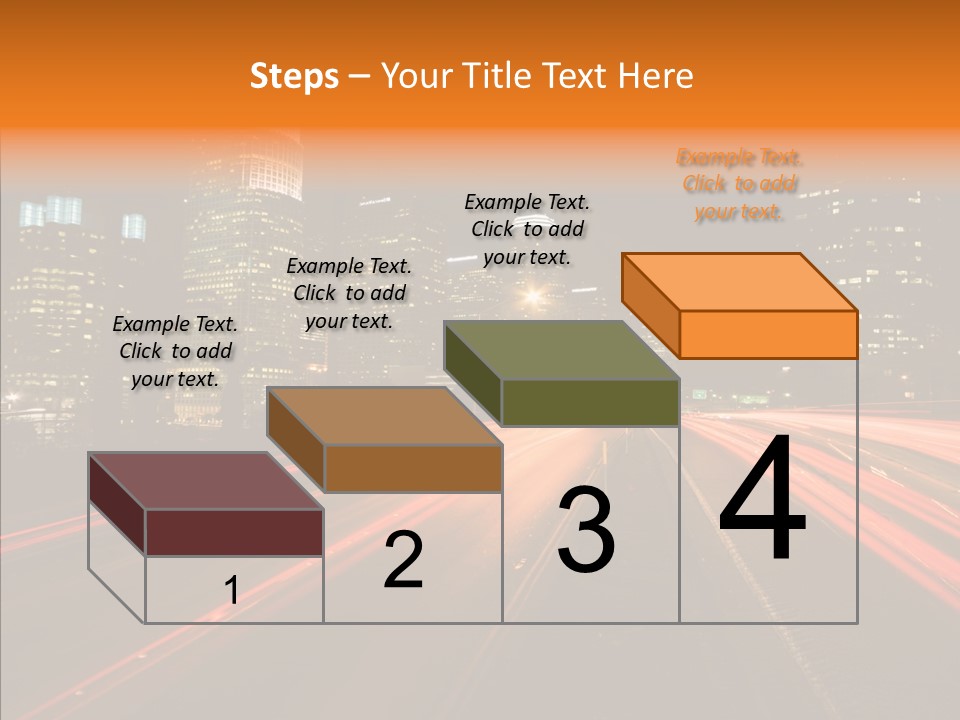 Service Building City PowerPoint Template