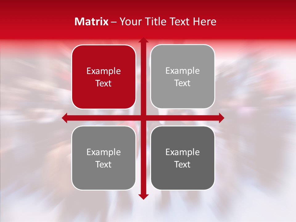 Illustration Of A Crowd Of People PowerPoint Template