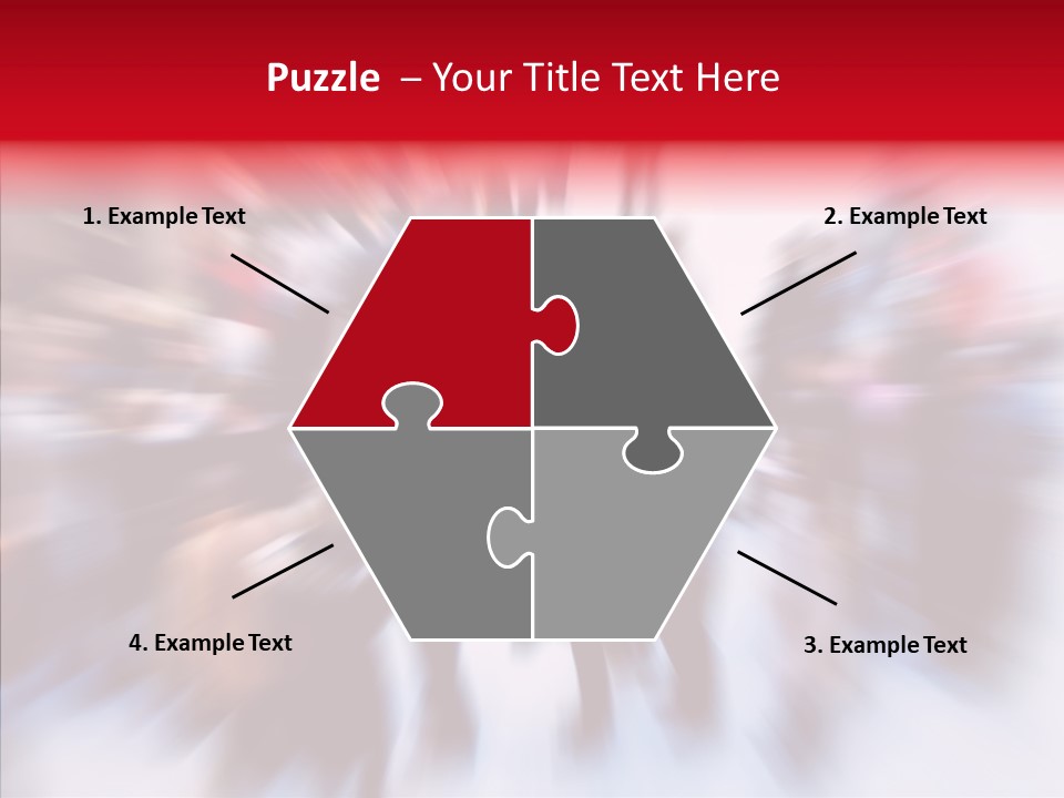 Illustration Of A Crowd Of People PowerPoint Template