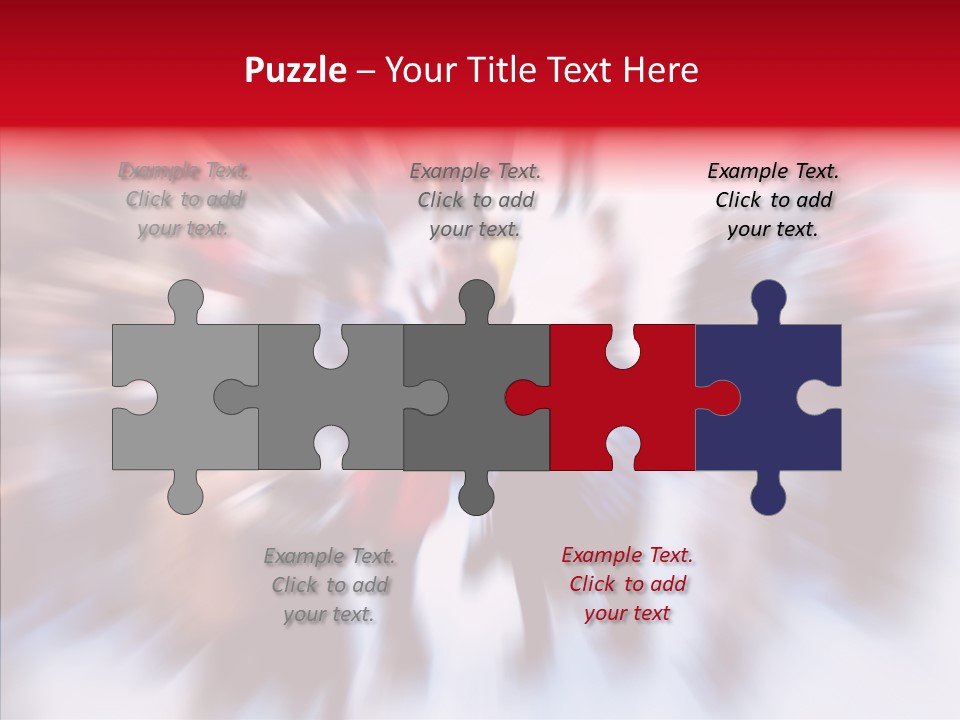 Illustration Of A Crowd Of People PowerPoint Template