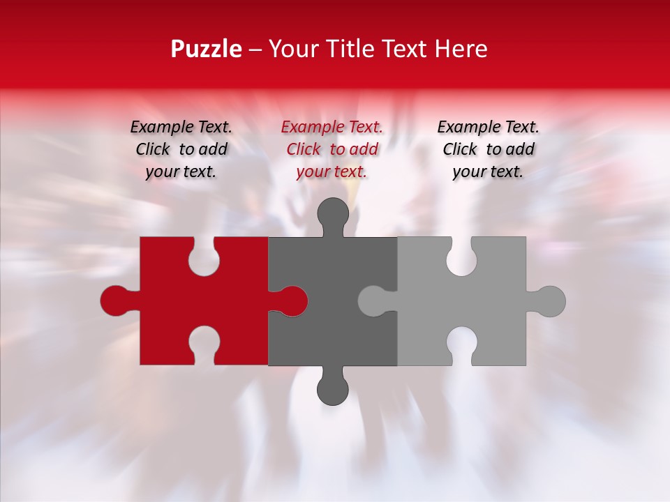 Illustration Of A Crowd Of People PowerPoint Template