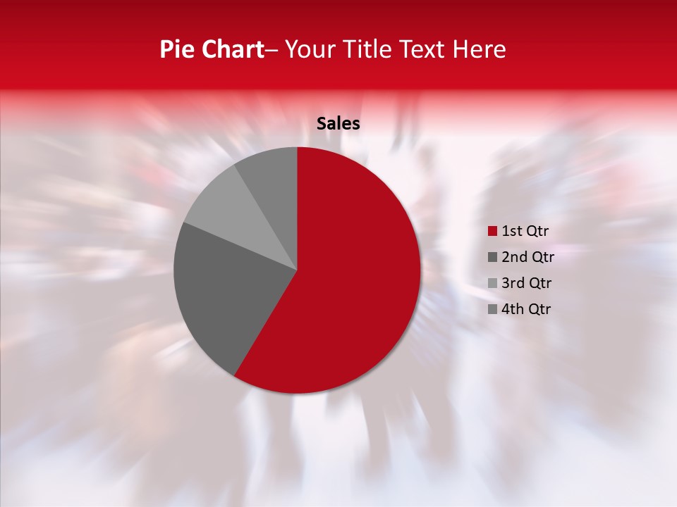 Illustration Of A Crowd Of People PowerPoint Template