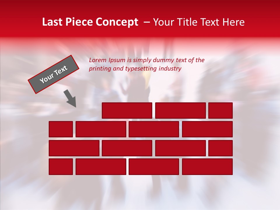 Illustration Of A Crowd Of People PowerPoint Template