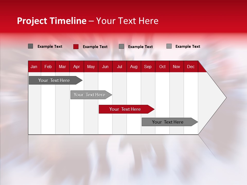 Illustration Of A Crowd Of People PowerPoint Template