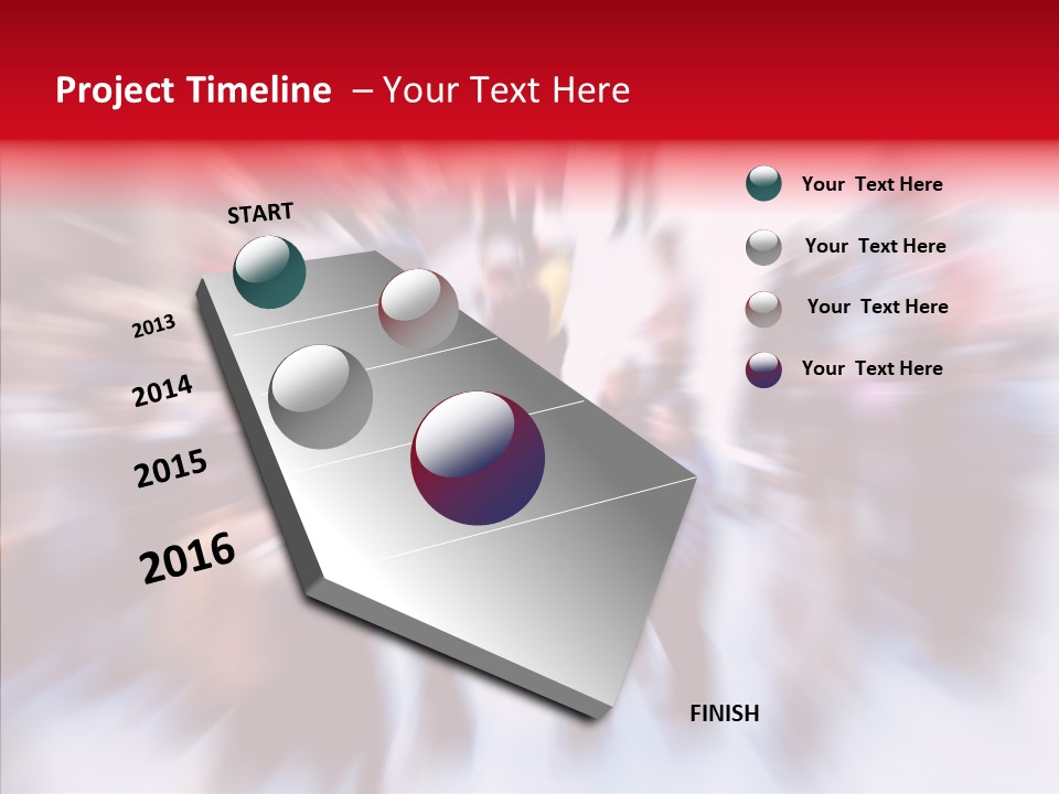 Illustration Of A Crowd Of People PowerPoint Template