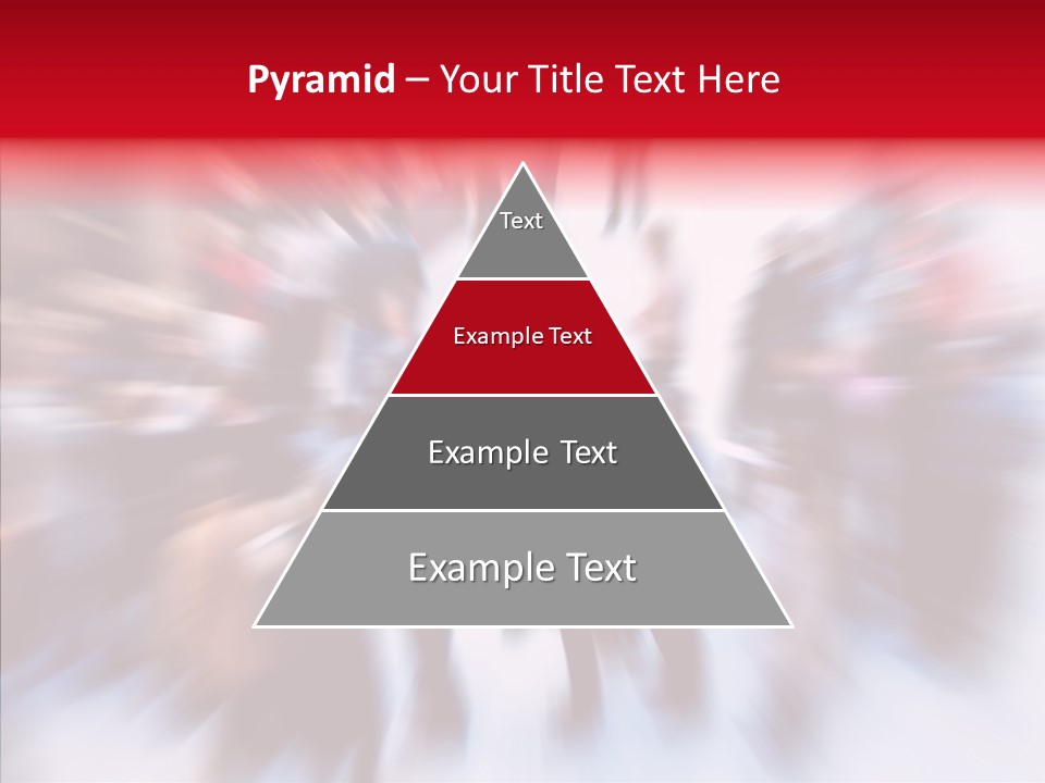 Illustration Of A Crowd Of People PowerPoint Template