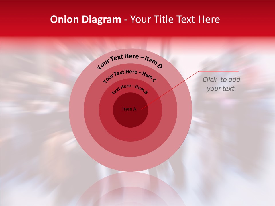 Illustration Of A Crowd Of People PowerPoint Template