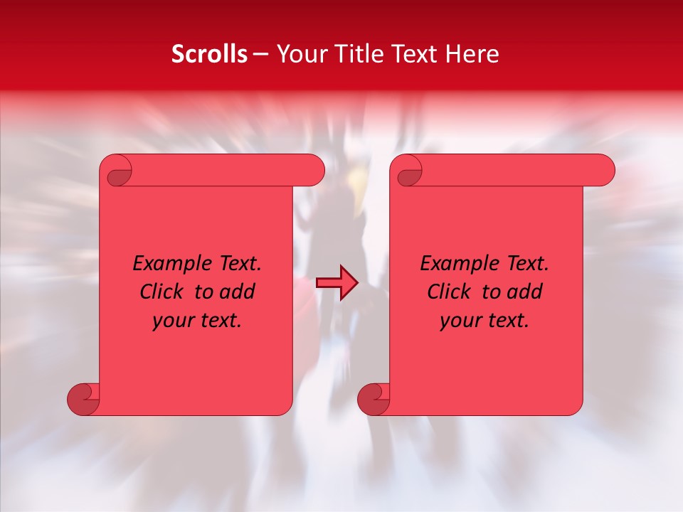 Illustration Of A Crowd Of People PowerPoint Template