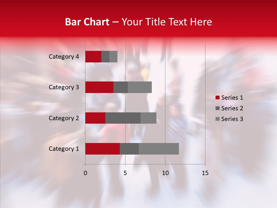 Illustration Of A Crowd Of People PowerPoint Template