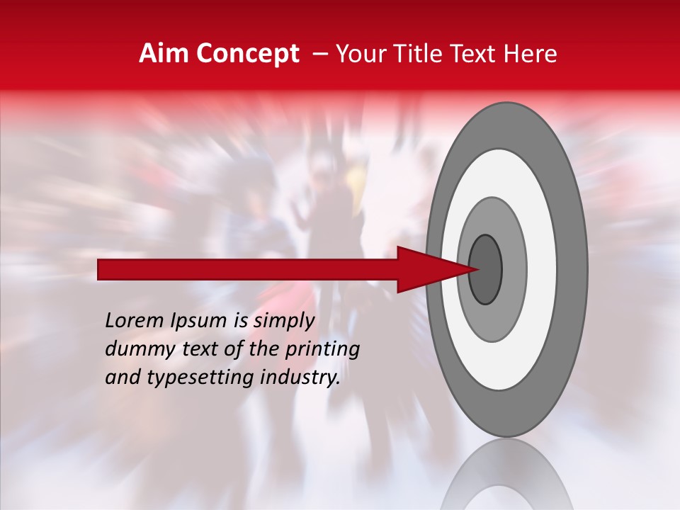 Illustration Of A Crowd Of People PowerPoint Template