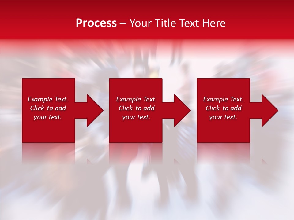 Illustration Of A Crowd Of People PowerPoint Template