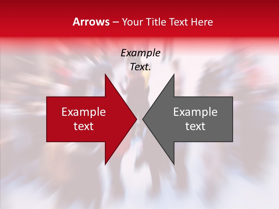 Illustration Of A Crowd Of People PowerPoint Template